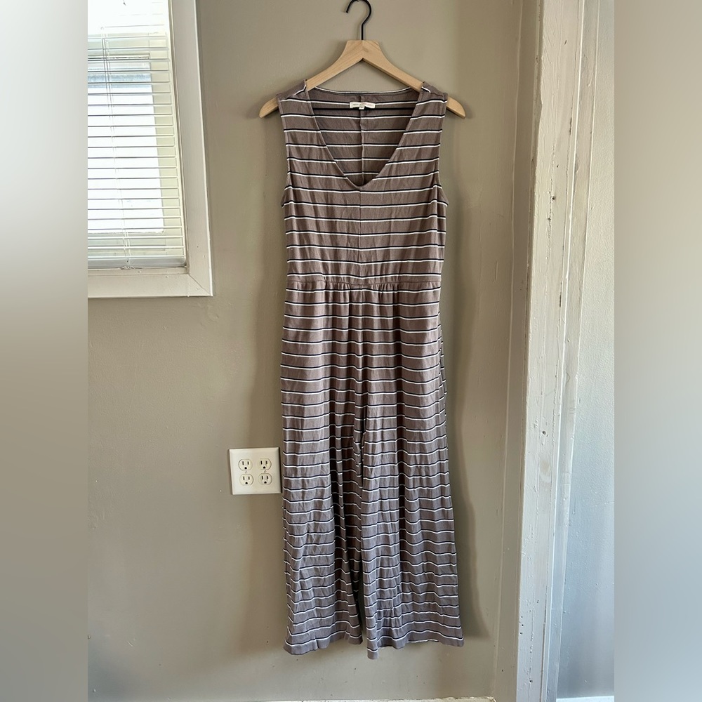 Known Supply Striped Jumpsuit Size Small
